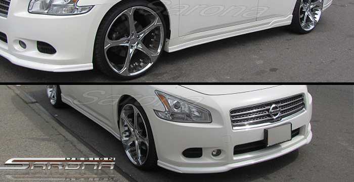 Custom Nissan Maxima Side Skirts  Sedan (2009 - 2015) - $475.00 (Part #NS-001-SS)